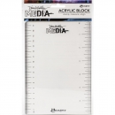 Dina Wakley Media - Acrylic Block 5`x 7`