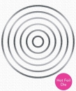 MFT Hotfoil Stamp Die - Foiled Frames - Circle