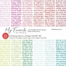 MFT Design Papier 6" x 6" - Christmas Text