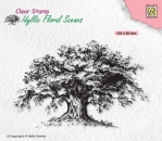 Nellie`s Choice Clear Stamp Idyllic Floral Scenes - Old Tree