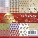 Precious Marieke Paper Pack - Merry Bright Christmas 6" x 6"