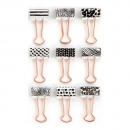 My Prima Planners Embellishments - Mini-Binder Clips 9 Stk (Muster)