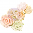 Prima Flowers - Santa Baby Mulberry Paper Flowers - Sugarplum Sweet 12 Stk.