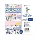 Prima Maketing 6" x 6" Paper Pad - Spring abstract