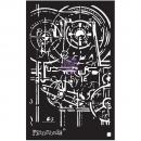 Prima Marketing Finnabair - Stencil - Machinery