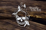 SnipArt Chipboards Beauty in the Dark – Ornamental Skull