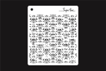 SnipArt Schablone - Up in the air – Damaski 