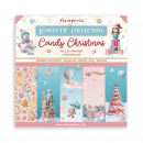 Stamperia Paper Pack - Candy Christmas - 8"x8"
