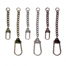 Tim Holtz - 6 Swivel Clasps/ Kette + Verschluß