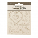 Stamperia - Decorative Chips – Hearts