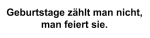 Stamping-Fairies - Geburtstage zählt man nicht, ...