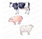 Stamping Bella - EDGAR AND MOLLY COLLECTION - VINTAGE FARM ANIMALS