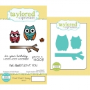 Taylored Expressions Stamp + Dies Set - Hoot Hoot Hooray