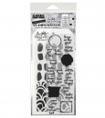 Tim Holtz Layering Stamps/Stencil - Note Quotes