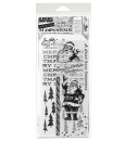 Tim Holtz Layering Stamps/Stencil - Jolly Holiday