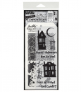 Tim Holtz Layering Stamps/Stencil - Ghost Town