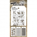 Tim Holtz Mini Layering Stencil Collection - Set 22