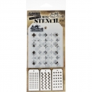Tim Holtz Mini Layering Stencil Collection - Set 40
