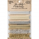 Tim Holtz Trimmings - Metallic #2 (Gold/Silber)