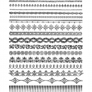 Tim Holtz Stempelset - Ornate Trims