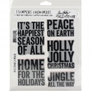 Tim Holtz Stempelset - Bold Tidings 3