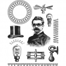 Tim Holtz Stempelset - The Professor