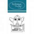 Technique Tuesday Clearstamps - Great Day Owl