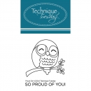 Technique Tuesday Clearstamps - Proud Owl