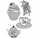 Kaisercraft Clear Stamps - Tea Party