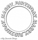 Die-namics - Happy Birthday Circle Frame