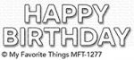 Die-namics - Block Happy Birthday