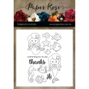 Paper Rose Clear Stamp`s - Mairmaid Magic