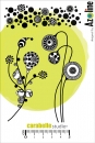 Carabelle Studio - A6 Azoline - Frises et tiges aux lampions (Blumen und Punkte)